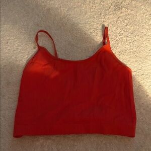 Wild Fable Red Fitted Crop Camisole